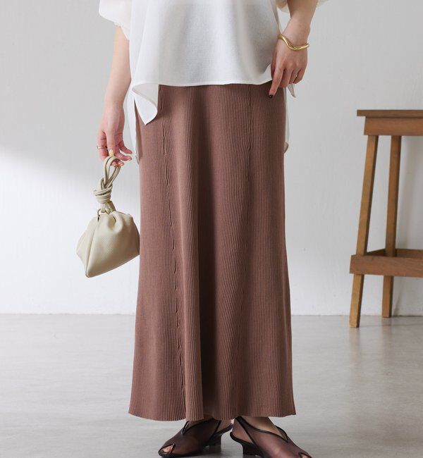  「【接触冷感】ドライコットンマーメイドスカート」|スカート|