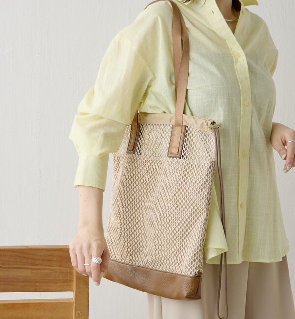  「【PAPILLONNER/パピヨネ】メッシュ2WAYトートバッグ」|トートバッグ|