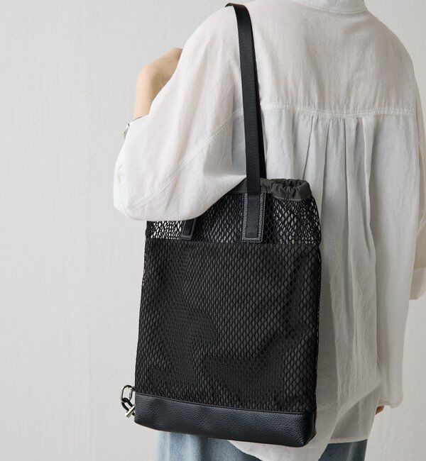  「【PAPILLONNER/パピヨネ】メッシュ2WAYトートバッグ」|トートバッグ|