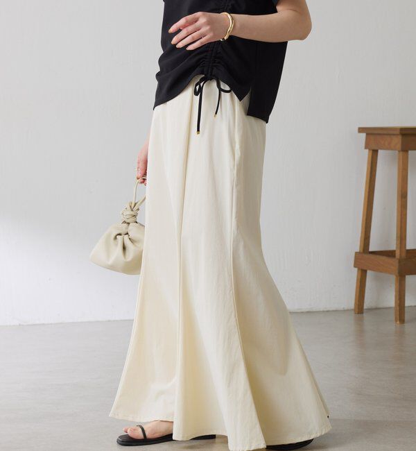  「【Nuel/ ヌエル】ストレッチマーメイドスカート」|スカート|