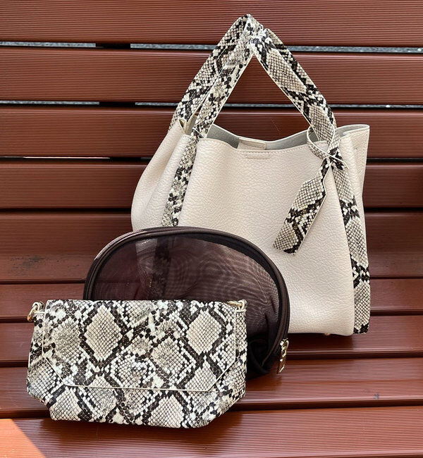  「【ベストセラーアイテム】ミニショルダー付ソフトレザー調ミニバッグ」|トートバッグ|