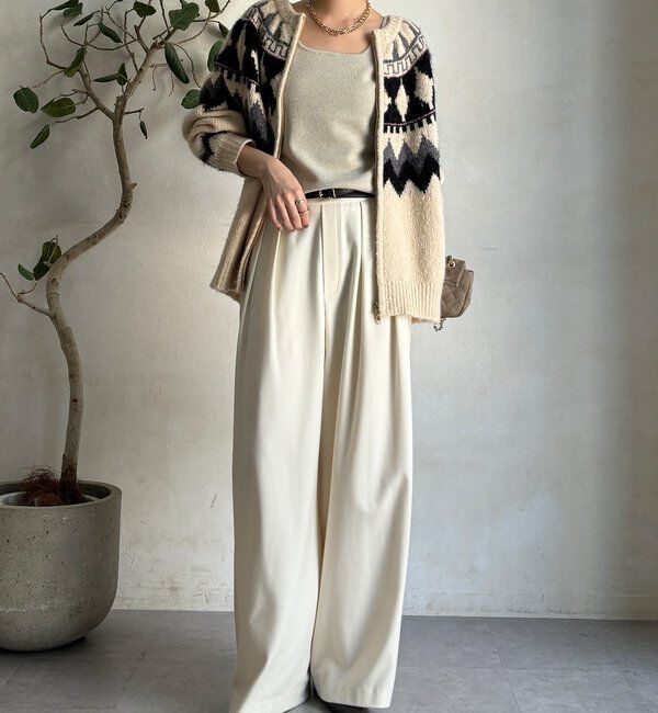  「スクエアニットタンク」|ニット・セーター|