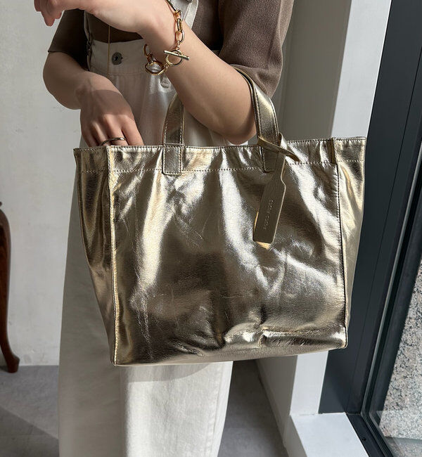  「【新色追加】【WEB限定】 ソフトメタリックショッパー」|トートバッグ|
