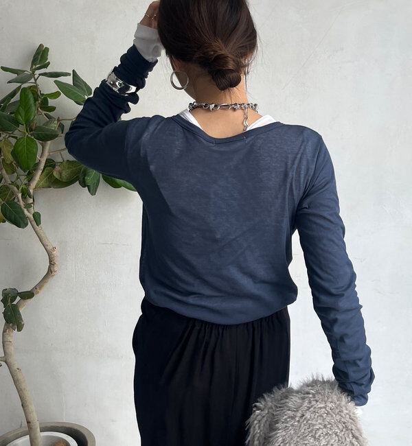  「【新色追加】コットンシアーTEE」|Tシャツ・カットソー|