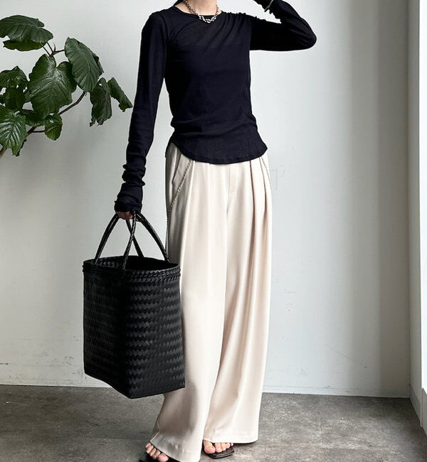  「【新色追加】コットンシアーTEE」|Tシャツ・カットソー|