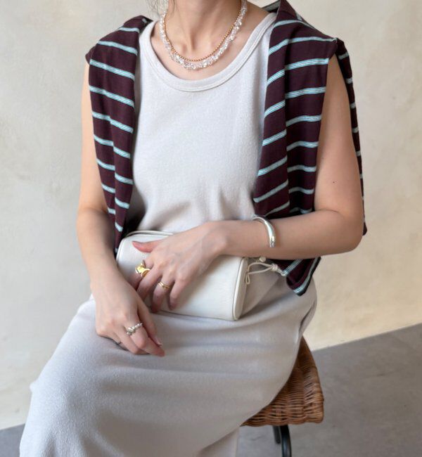  「【全骨格細見え】ブークレーダンボールタンクワンピース」|ワンピース|