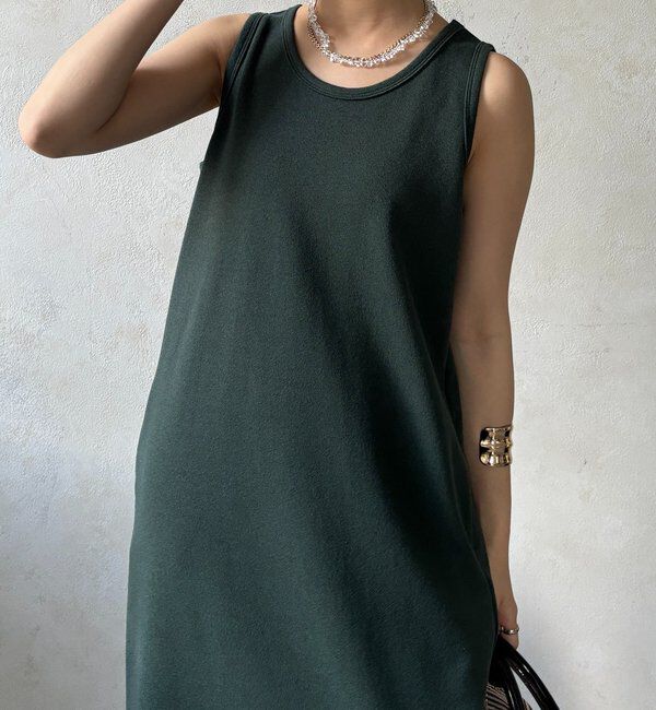  「【全骨格細見え】ブークレーダンボールタンクワンピース」|ワンピース|