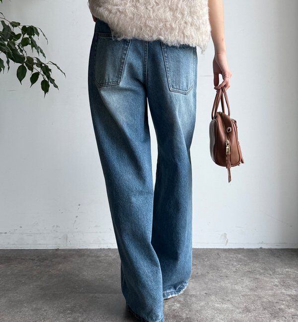  「【完売サイズ再販開始！】ワイドデニム」|デニム|