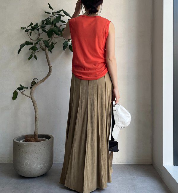  「パネルプリーツスカート」|スカート|