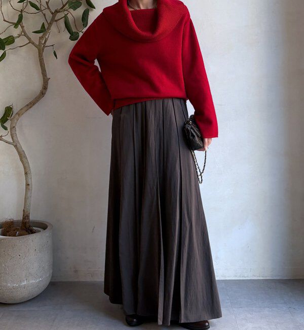  「パネルプリーツスカート」|スカート|