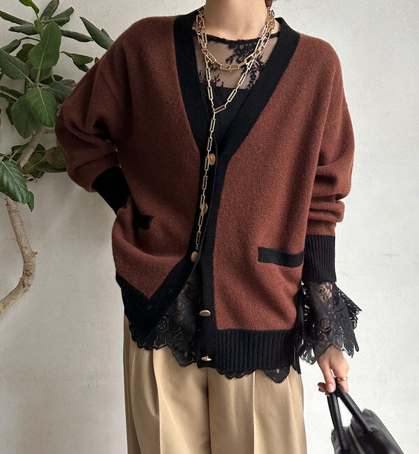  「レースフレアブラウス」|シャツ・ブラウス|