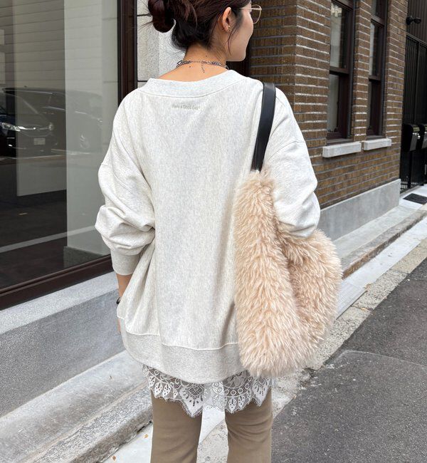  「【新色追加】【インフルエンサー OKOCHI企画】ハーフジップスウェット」|Tシャツ・カットソー|