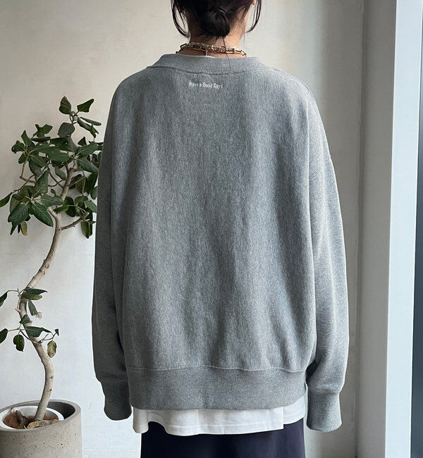  「【新色追加】【インフルエンサー OKOCHI企画】ハーフジップスウェット」|Tシャツ・カットソー|