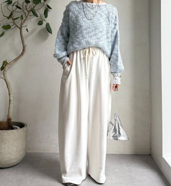  「ドロストスウェットパンツ」|チノ|