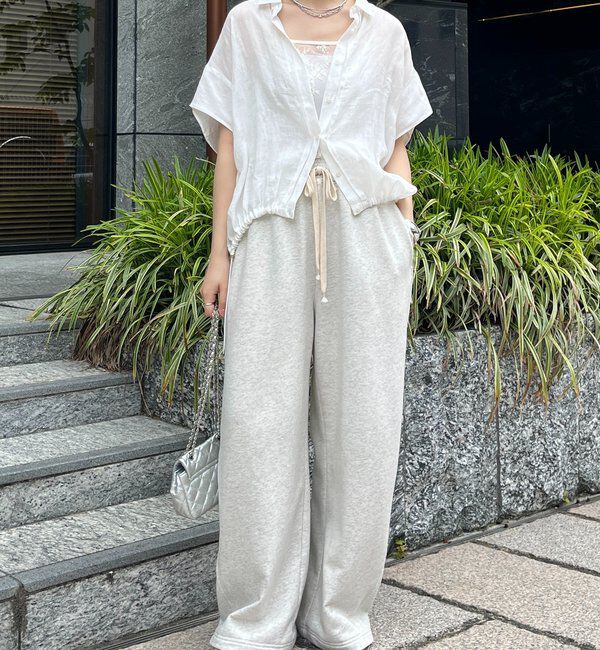  「ドロストスウェットパンツ」|チノ|