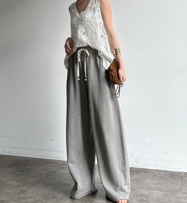  「ドロストスウェットパンツ」|チノ|