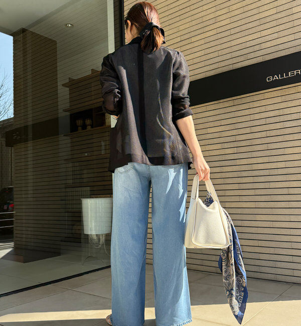  「リヨセルドロストワイドデニム」|デニム|