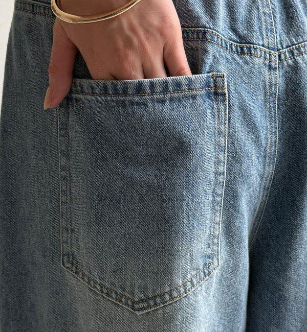  「ミドルオンスダメージデニム」|デニム|