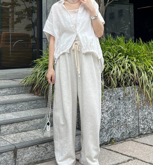  「リネンドロストフレンチシャツ」|シャツ・ブラウス|