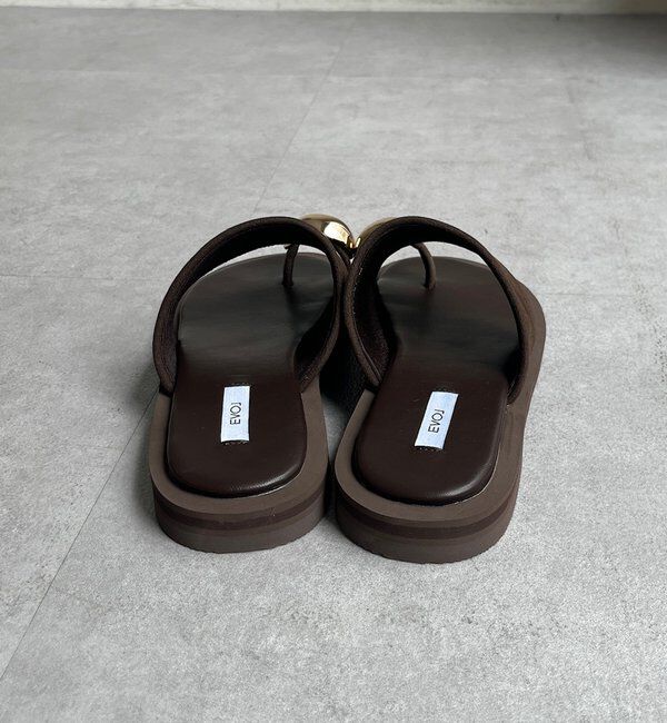  「GOLDリングトングサンダル」|サンダル|