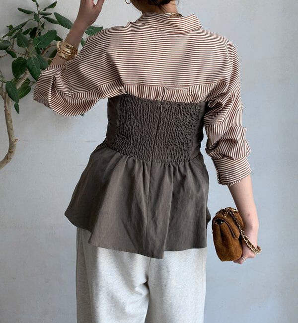  「アシメタックビスチェ」|シャツ・ブラウス|