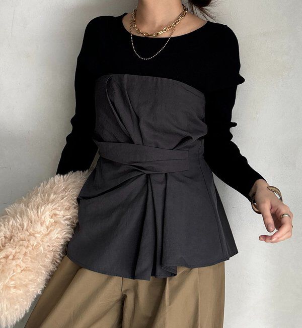  「アシメタックビスチェ」|シャツ・ブラウス|