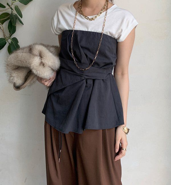  「アシメタックビスチェ」|シャツ・ブラウス|