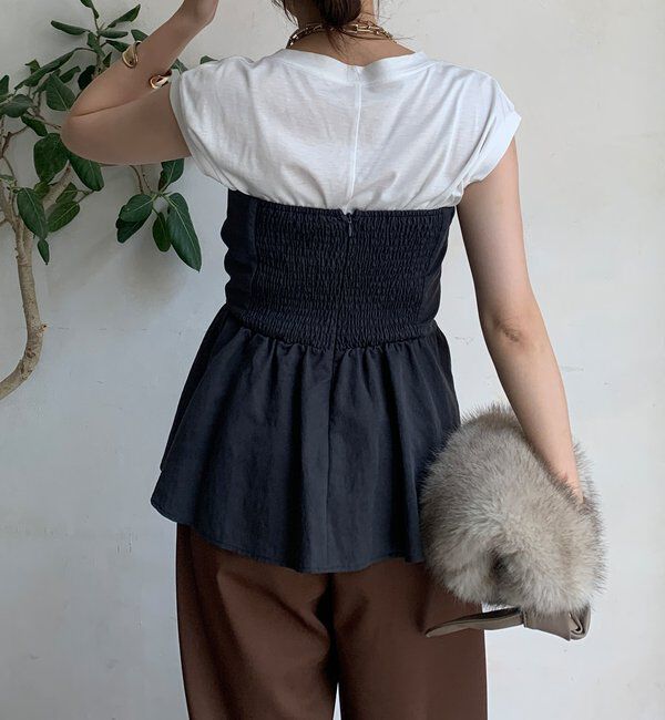  「アシメタックビスチェ」|シャツ・ブラウス|