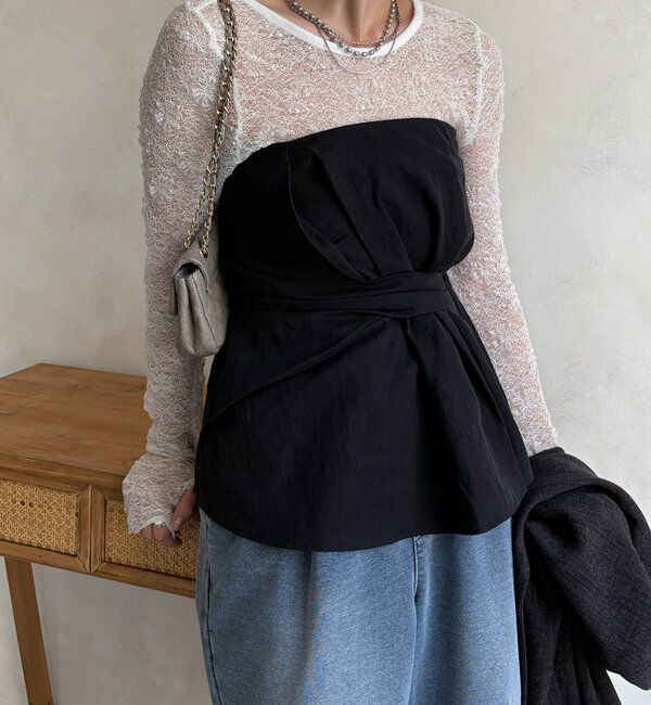  「アシメタックビスチェ」|シャツ・ブラウス|