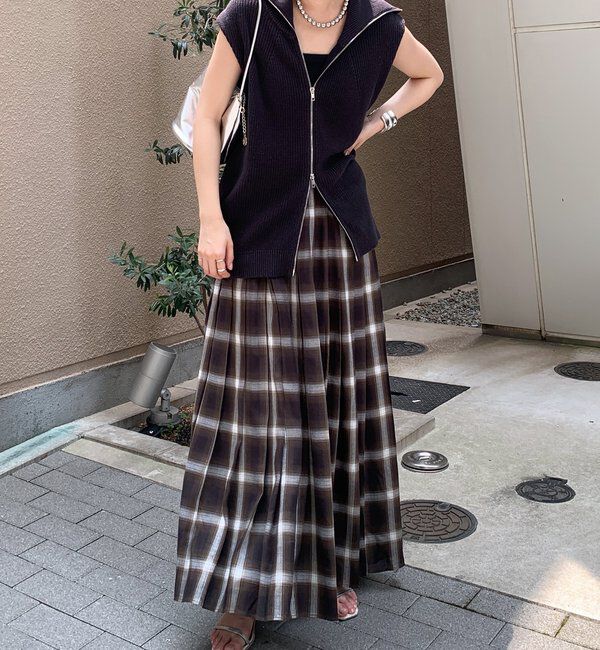  「チェックプリーツスカート」|スカート|