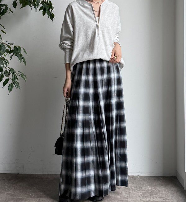  「チェックプリーツスカート」|スカート|