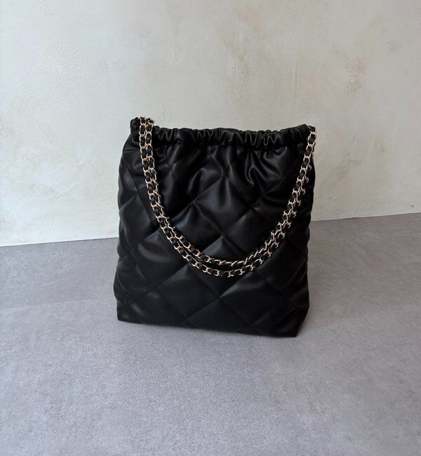  「キルティングチェーンショルダー」|トートバッグ|