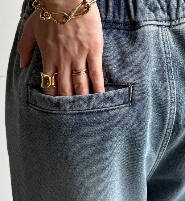  「【デニムなのにスウェット!?】デニムスウェットパンツ」|チノ|