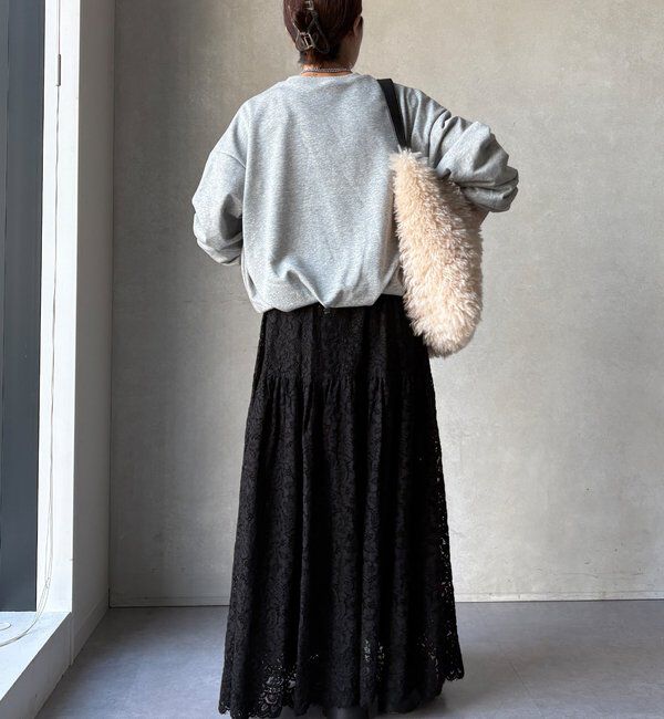  「【WEB限定】裏毛袖タックプルオーバー」|Tシャツ・カットソー|