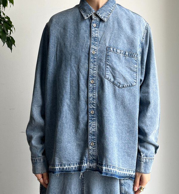  「リヨセルデニムシャツ」|シャツ・ブラウス|
