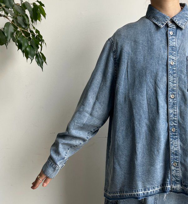  「リヨセルデニムシャツ」|シャツ・ブラウス|