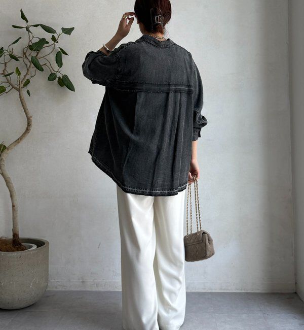 「リヨセルデニムシャツ」|シャツ・ブラウス|