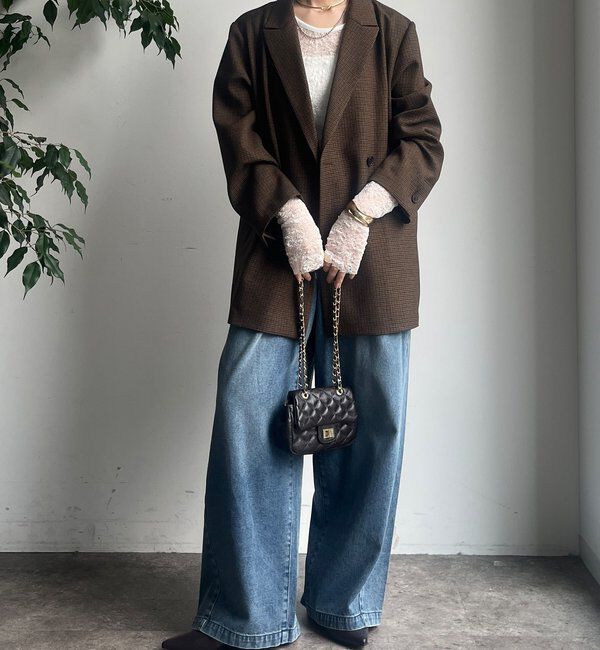  「レースロングスリーブトップス」|Tシャツ・カットソー|