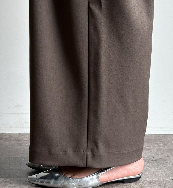  「メランジタックワイドパンツ」|チノ|