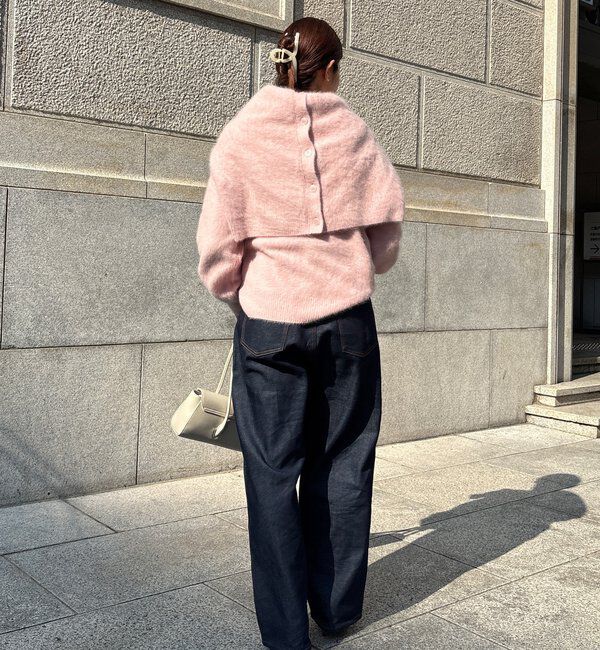  「ファーカシミヤプルオーバー」|ニット・セーター|