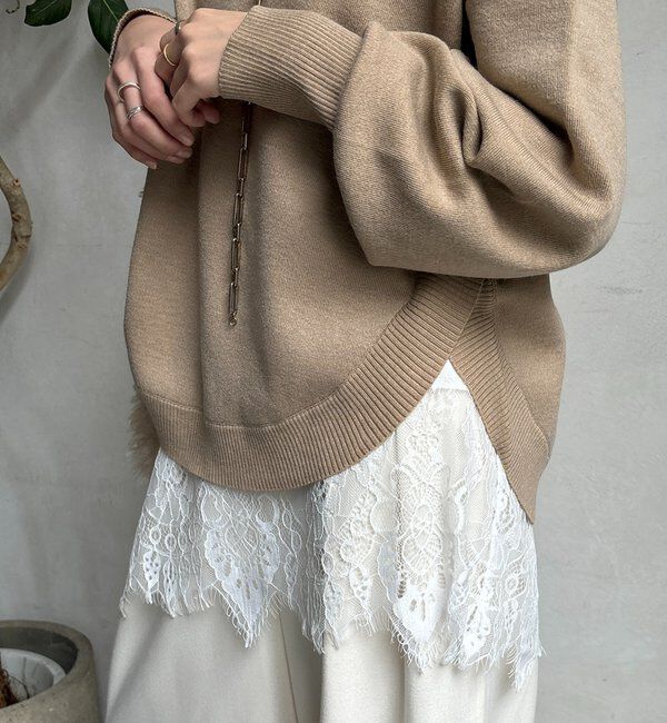 「レースキャミチュニック」|シャツ・ブラウス|