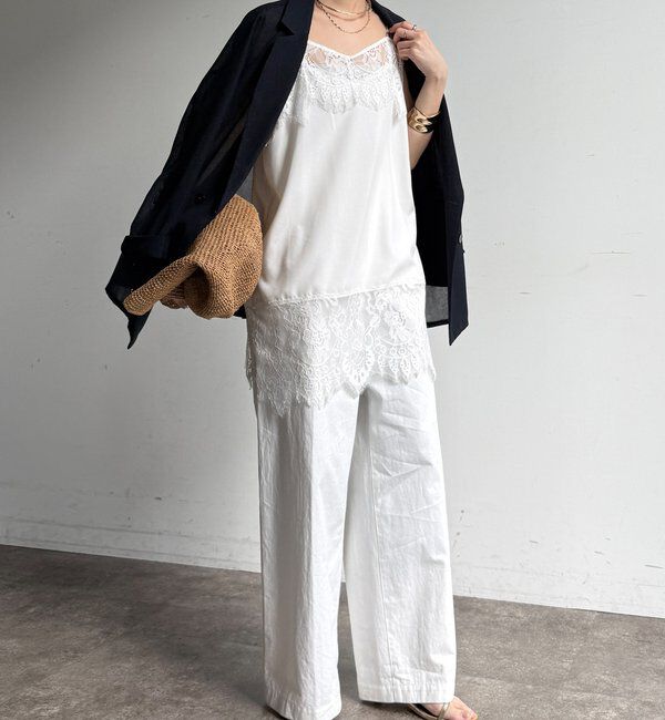  「レースキャミチュニック」|シャツ・ブラウス|