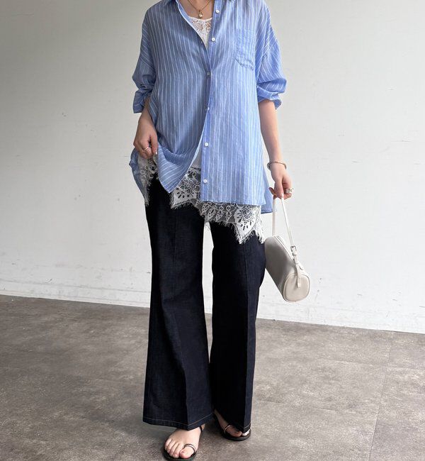  「ルーズフレアデニム」|デニム|