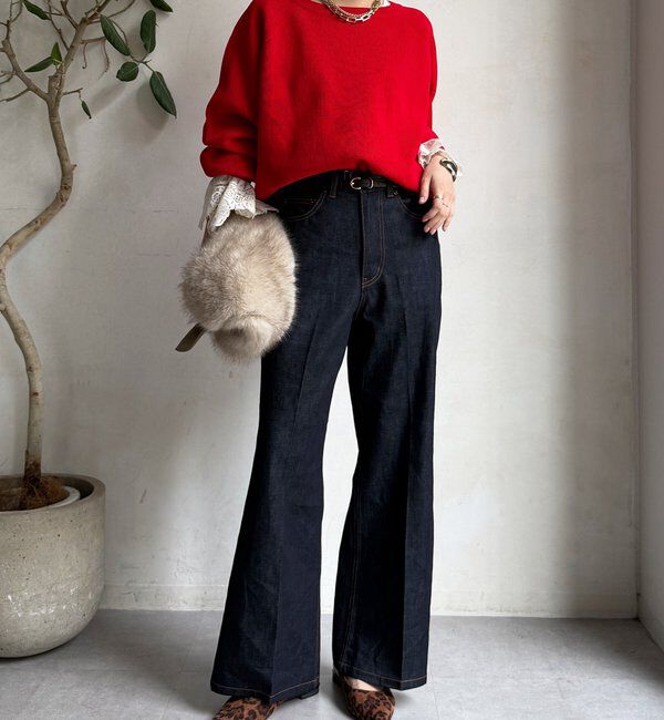  「ルーズフレアデニム」|デニム|