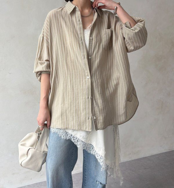  「アシメレースキャミ」|シャツ・ブラウス|