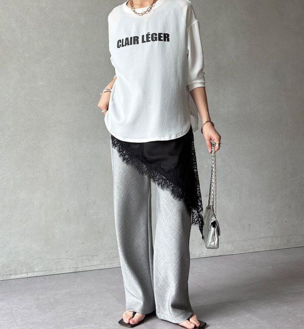  「アシメレースキャミ」|シャツ・ブラウス|