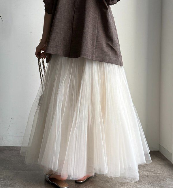  「ダブルチュールスカート」|スカート|