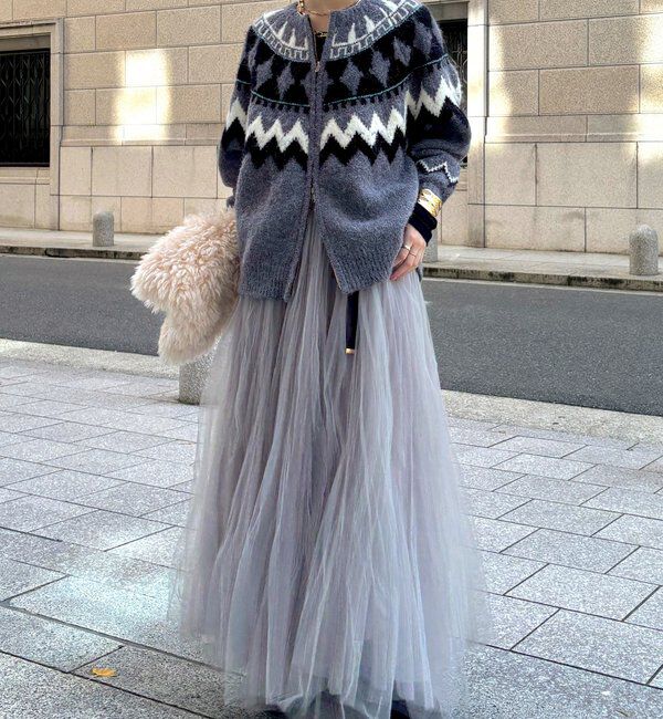  「ダブルチュールスカート」|スカート|