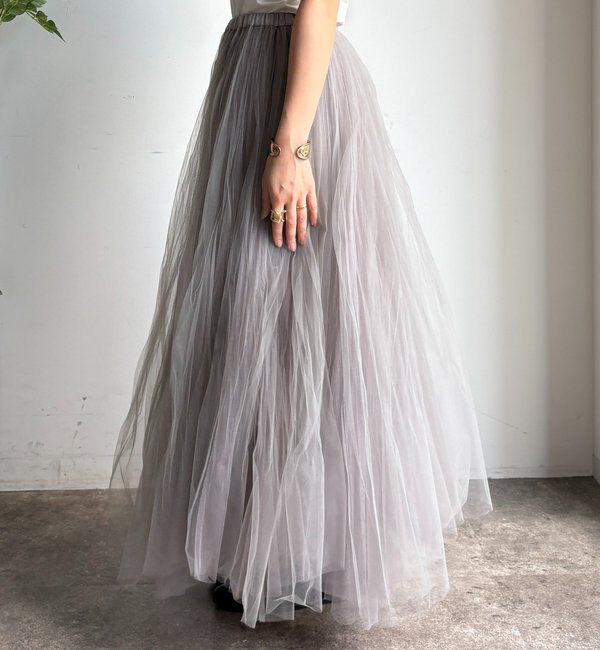  「ダブルチュールスカート」|スカート|