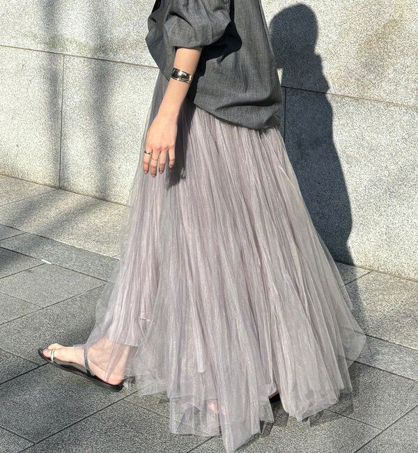  「ダブルチュールスカート」|スカート|